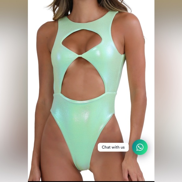 AlmaMia Swimwear SEAFOAM ONE PIECE - Picture 1 of 11